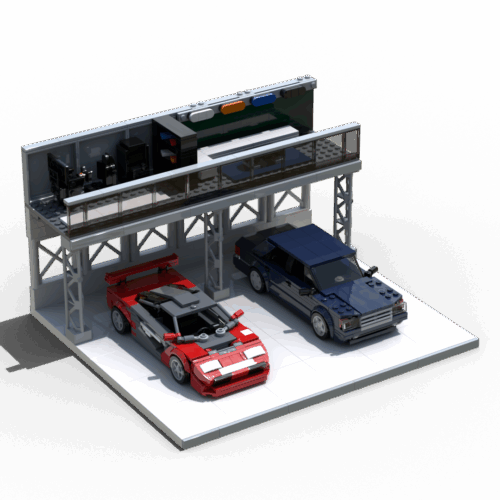 INSTRUCTIONS FOR DISPLAY GARAGE